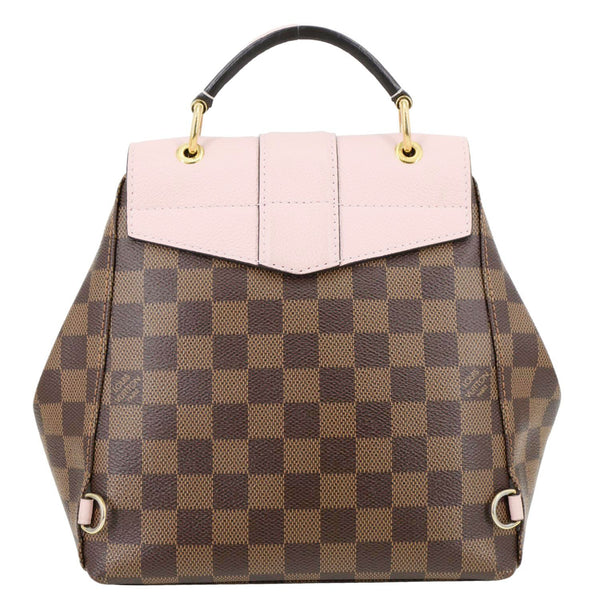 LOUIS VUITTON Clapton Damier Ebene Backpack Bag Pink