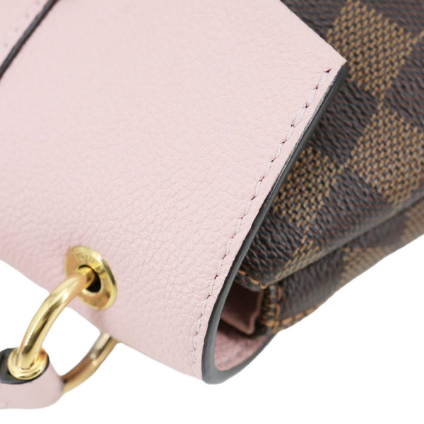 LOUIS VUITTON Clapton Damier Ebene Backpack Bag Pink