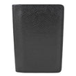 LOUIS VUITTON Taiga Leather Bifold Mens Wallet Black