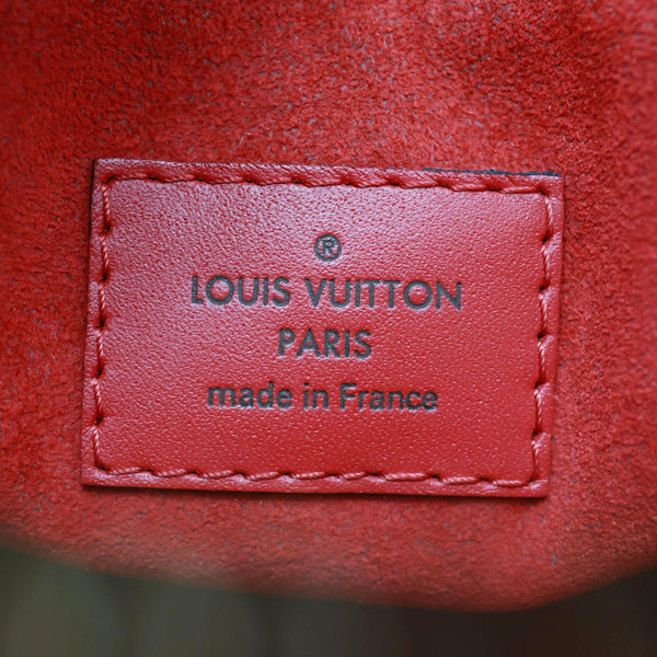 LOUIS VUITTON Soufflot BB Monogram Canvas Shoulder Bag Red