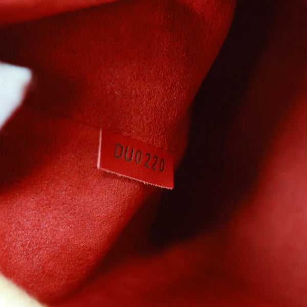 LOUIS VUITTON Soufflot BB Monogram Canvas Shoulder Bag Red