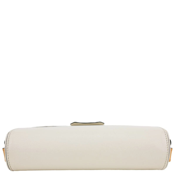 GUCCI Padlock Saddle Small GG Supreme Canvas Shoulder Bag Beige 644524