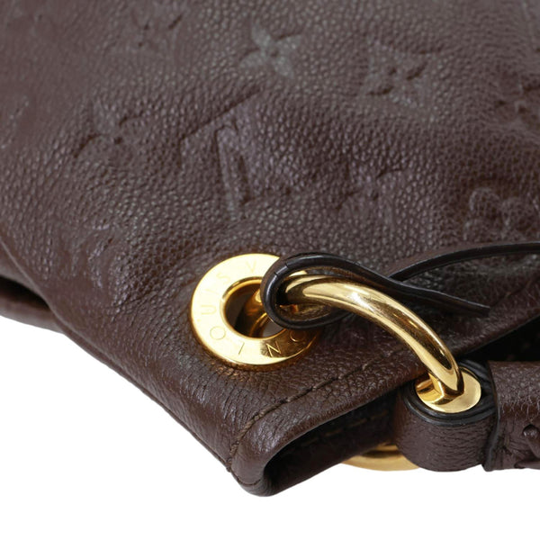 LOUIS VUITTON Artsy MM Monogram Empreinte Leather Hobo Bag Brown