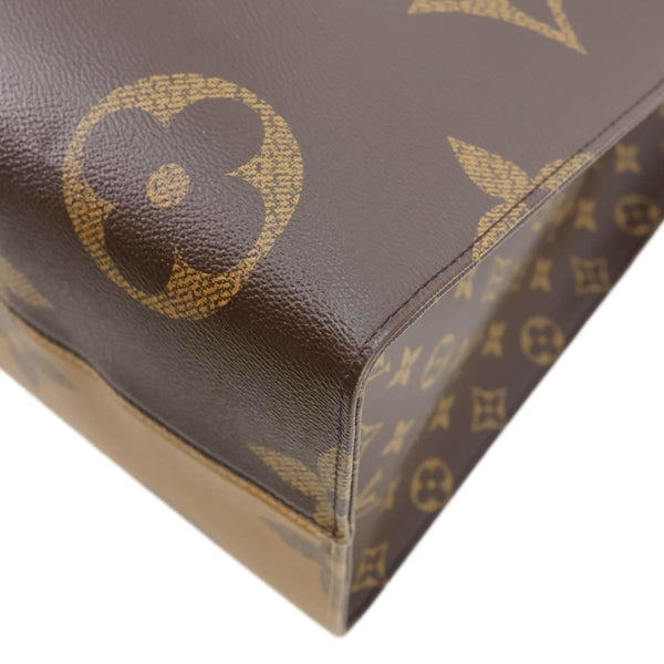 LOUIS VUITTON Onthego GM Reverse Monogram Giant Canvas Shoulder Bag Brown