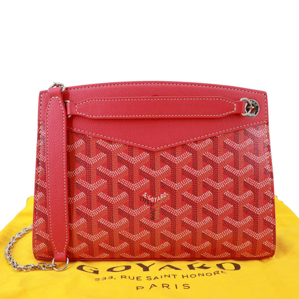 GOYARD Rouette Structure Mini Canvas Shoulder Bag Pink