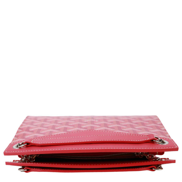 GOYARD Rouette Structure Mini Canvas Shoulder Bag Pink