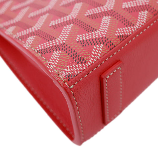 GOYARD Rouette Structure Mini Canvas Shoulder Bag Pink