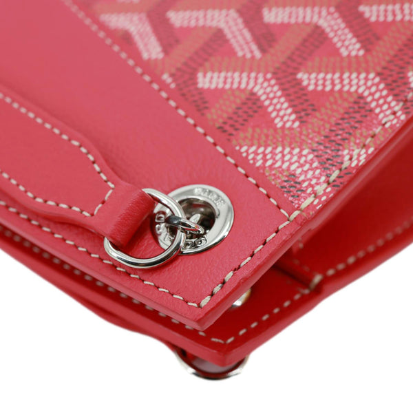 GOYARD Rouette Structure Mini Canvas Shoulder Bag Pink