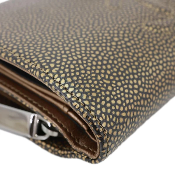 CHANEL Timeless CC Caviar Leather Zipped Pocket Wallet Gold