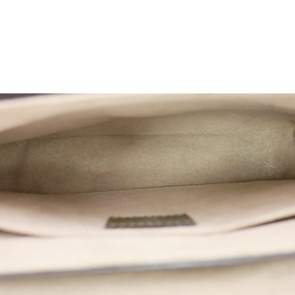 LOUIS VUITTON Very Calfskin Leather Saddle Shoulder Bag Khaki Green