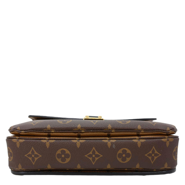LOUIS VUITTON Metis Pochette Reverse Monogram Canvas Crossbody Bag Brown