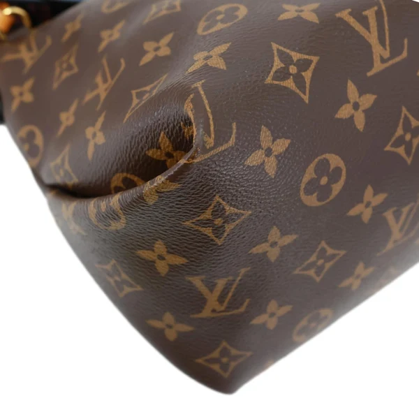 LOUIS VUITTON Beaubourg Mini Monogram Canvas Hobo Bag Bordeaux