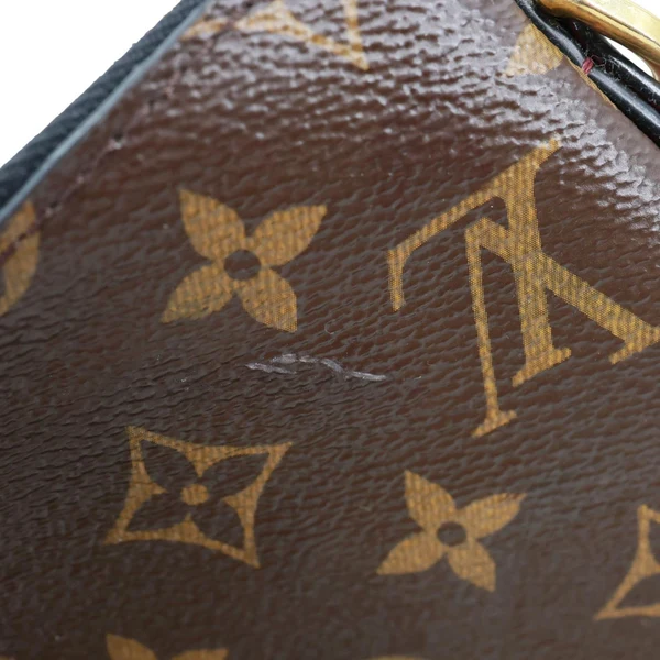LOUIS VUITTON Beaubourg Mini Monogram Canvas Hobo Bag Bordeaux