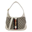 GUCCI Jackie 1961 Small GG Supreme Canvas Hobo Bag Beige 636706