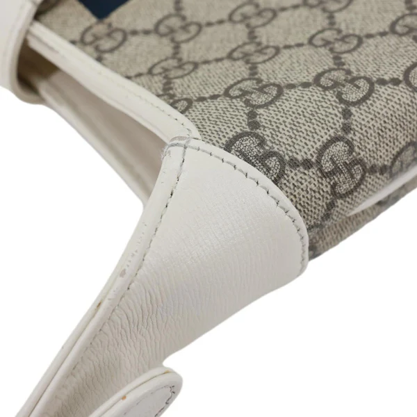 GUCCI Jackie 1961 Small GG Supreme Canvas Hobo Bag Beige 636706