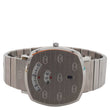 GUCCI Grip 1573 GG Engraved Quartz Silver Dial Stainless Steel Watch 35MM