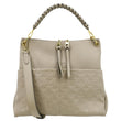 LOUIS VUITTON Maida Monogram Empreinte Leather Hobo Shoulder Bag Tourterelle
