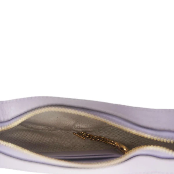GUCCI Ophidia Half Moon Mini GG Canvas Hobo Bag Light Purple 658551