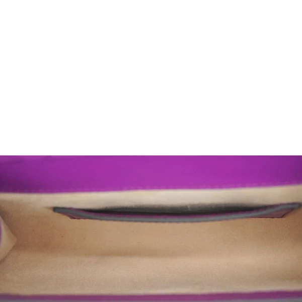 GUCCI Horsebit 1955 mini Leather Shoulder Bag Purple 724713