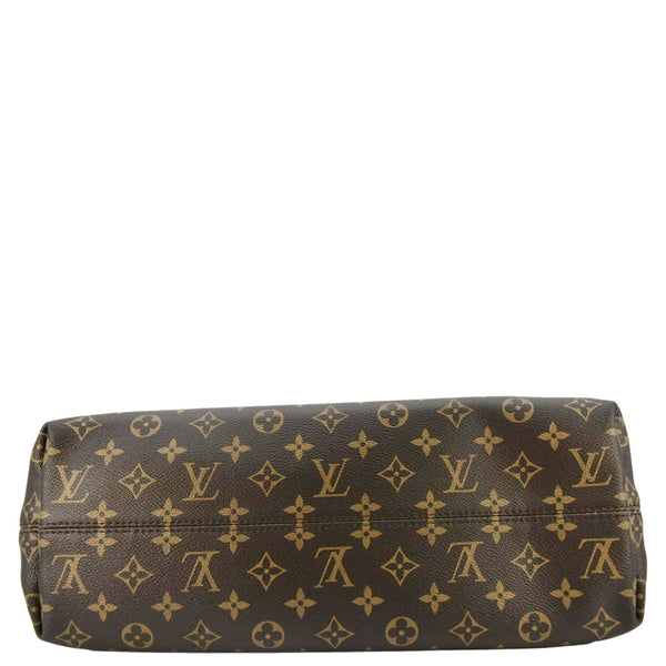 LOUIS VUITTON Graceful MM Monogram Canvas Shoulder Bag Brown