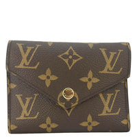 LOUIS VUITTON Victorine Monogram Canvas Wallet Brown