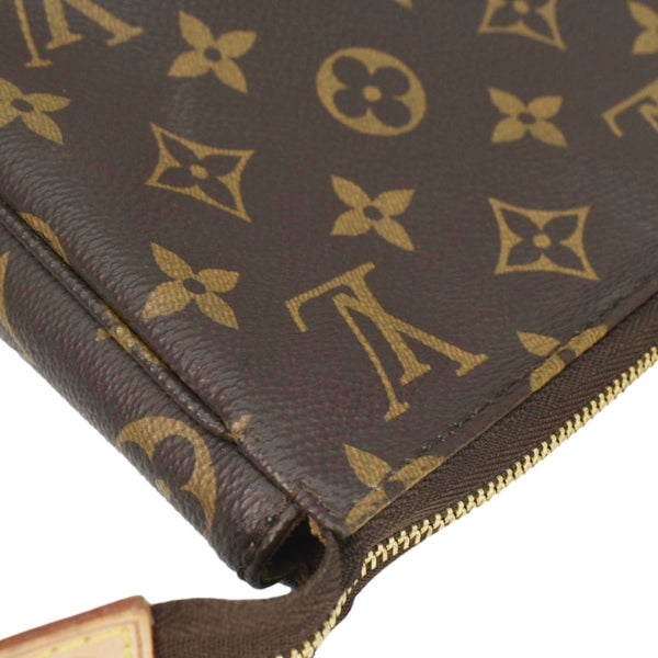 LOUIS VUITTON Pochette Accessories NM Monogram Canvas Pouch Bag Brown