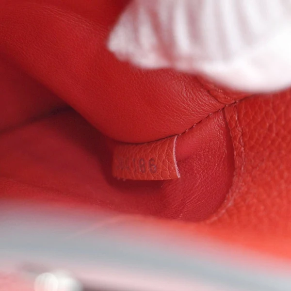 LOUIS VUITTON City Steamer PM Leather Tote Bag Red