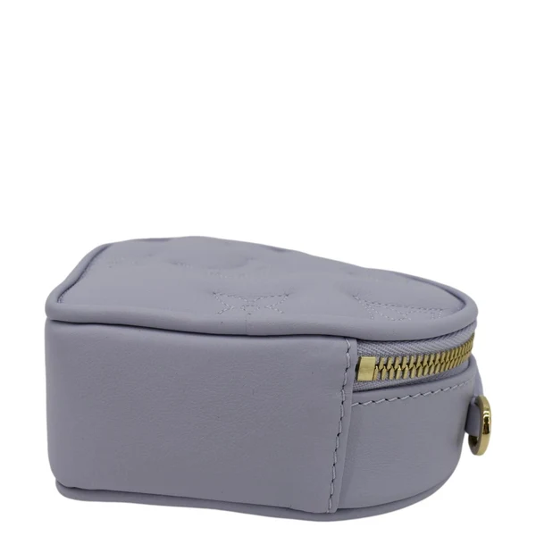 LOUIS VUITTON Pop My Heart Monogram Leather Shoulder Bag Purple
