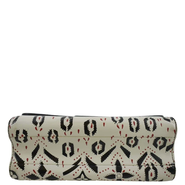 LOUIS VUITTON LV Twist Graphic MM Leather Shoulder Bag Black