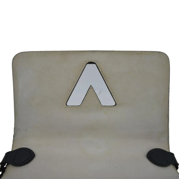 LOUIS VUITTON LV Twist Graphic MM Leather Shoulder Bag Black