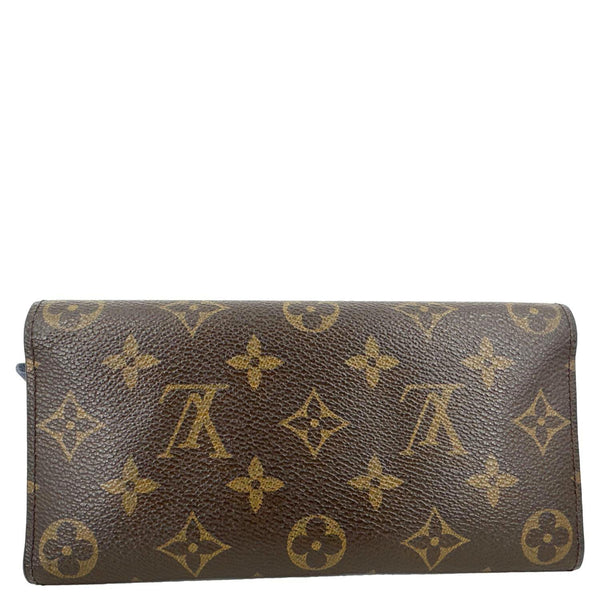 LOUIS VUITTON Josephine Monogram Canvas Wallet Brown