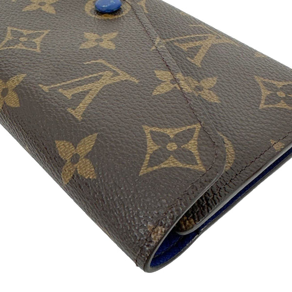 LOUIS VUITTON Josephine Monogram Canvas Wallet Brown