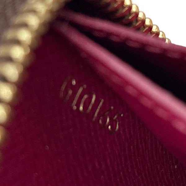LOUIS VUITTON Clemence Monogram Canvas Zippy Wallet Brown