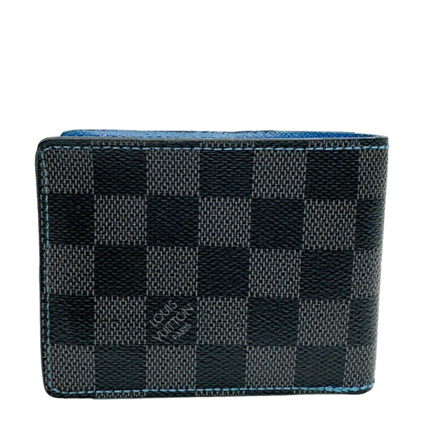 LOUIS VUITTON Multiple Damier Graphite Wallet Black