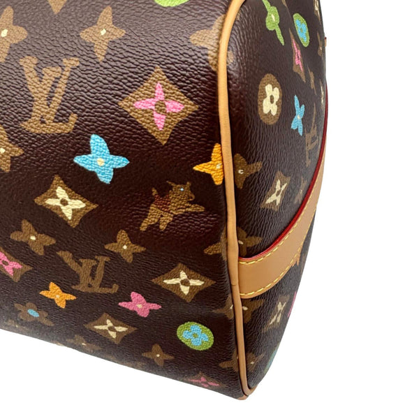 LOUIS VUITTON x Tyler Keepall 50 Bandouliere Craggy Monogram Canvas Travel Bag Brown