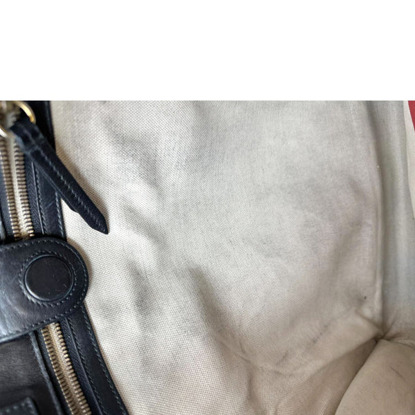 GUCCI L’Aveugle Par Amour Tiger Print GG Supreme Canvas Vertical Tote Bag Beige 450950