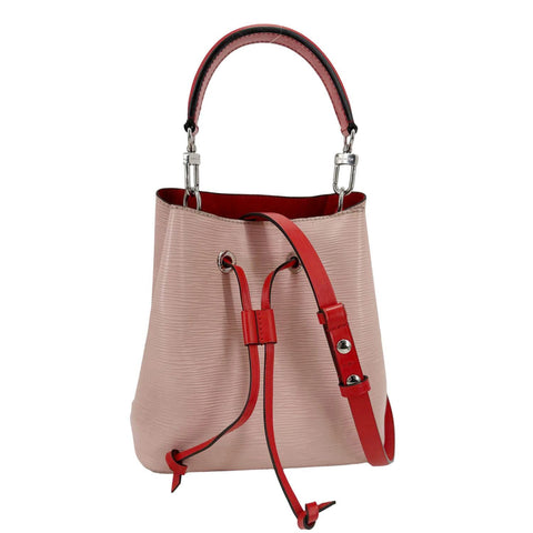 LOUIS VUITTON NeoNoe BB Epi Leather Bucket Bag Pink
