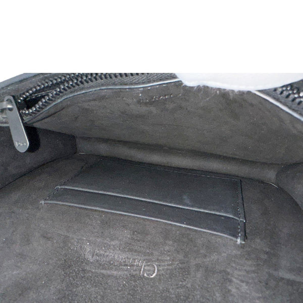 CHRISTIAN DIOR Saddle Ultra Matte Calfskin Leather Belt Pouch Black