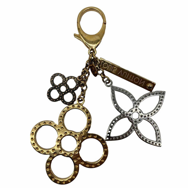 LOUIS VUITTON Tapage Metal Key Holder Bag Charm Gold