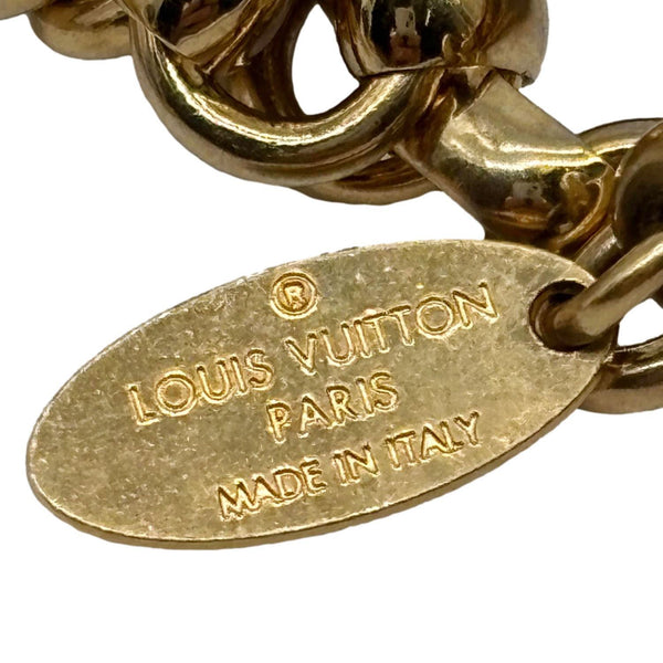 LOUIS VUITTON Tapage Metal Key Holder Bag Charm Gold