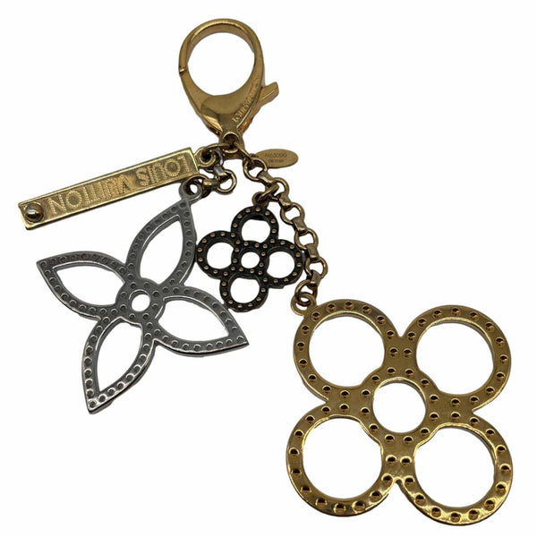 LOUIS VUITTON Tapage Metal Key Holder Bag Charm Gold