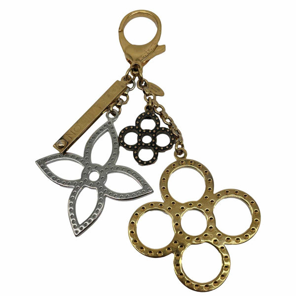 LOUIS VUITTON Tapage Metal Key Holder Bag Charm Gold