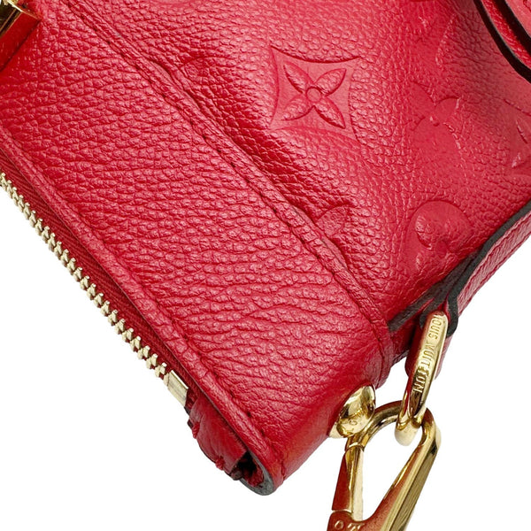 LOUIS VUITTON Bastille PM Empreinte Monogram Empreinte Leather Tote Bag Red