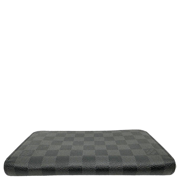 LOUIS VUITTON Trunks And Lock Damier Graphite Zippy Organizer Wallet Black