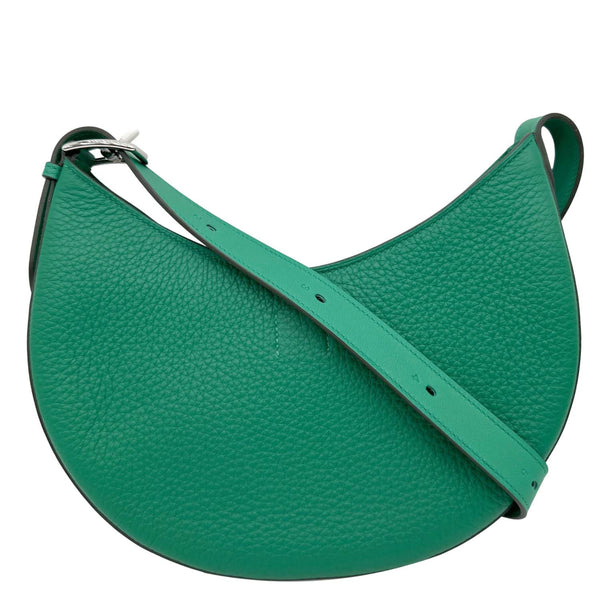 HERMES Sac P'tit Arcon Togo Leather Shoulder Bag Green