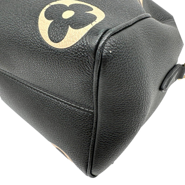LOUIS VUITTON Speedy Bandouliere 25 Monogram Empreinte Leather Shoulder Bag Bicolor