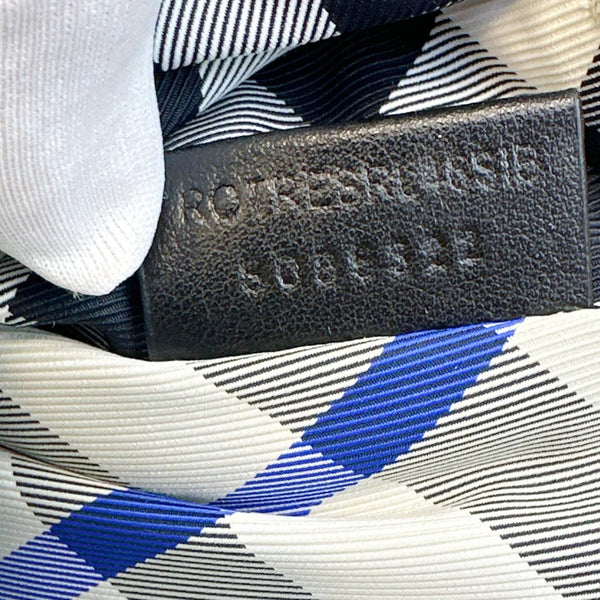 BURBERRY Shield Check Nylon Backpack Grey
