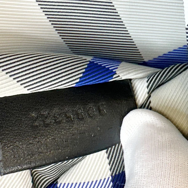 BURBERRY Shield Check Nylon Backpack Grey