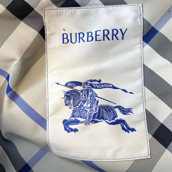 BURBERRY Shield Check Nylon Backpack Grey