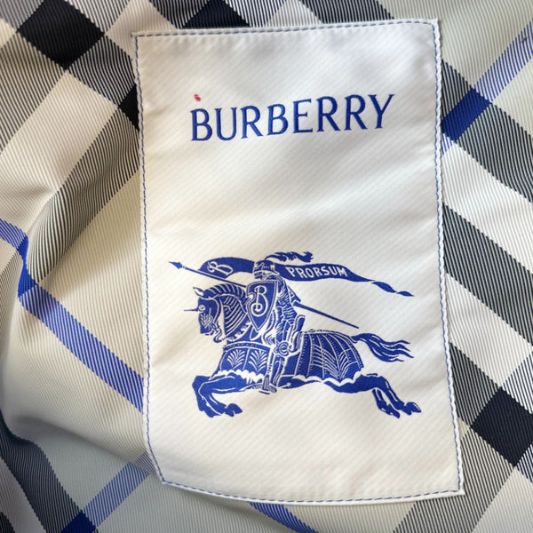 BURBERRY Shield Check Nylon Backpack Grey